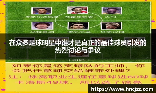 在众多足球明星中谁才是真正的最佳球员引发的热烈讨论与争议